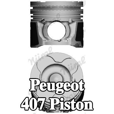 NÜRAL Keystone bağlantı kolu için piston, soğutma kanallı, piston segman taşıyıcısı ile — 2004 Peugeot 407