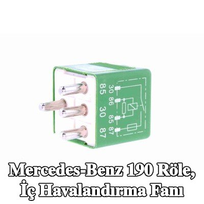 VEMO Röle, iç havalandırma fanı — Mercedes-Benz 190