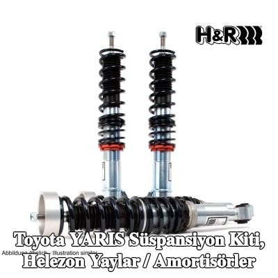 H&R Süspansiyon kiti, helezon yaylar / amortisörler — Toyota Yaris