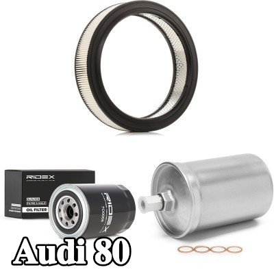 RIDEX مجموعة الفلاتر — Audi 80