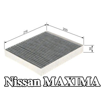 BOSCH مرشح حبوب اللقاح مرشح الكربون المنشط — Nissan Maxima