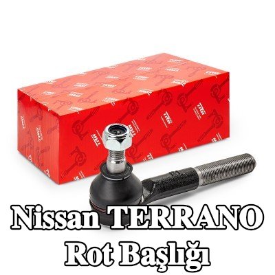 TRW Rot kolu ucu Ön Aks Sol, Ön Aks Sağ, dış, sabitleme malzemesi ile — Nissan Terrano