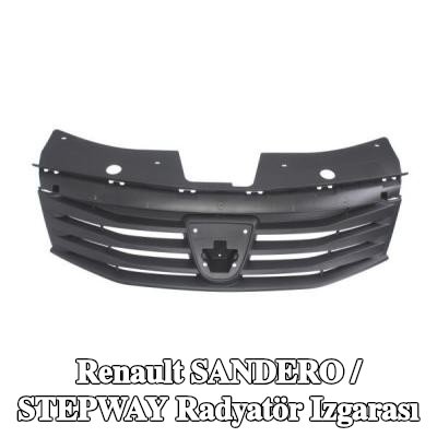 BLIC Radyatör ızgarası, siyah — 2012 Renault Sandero / Stepway