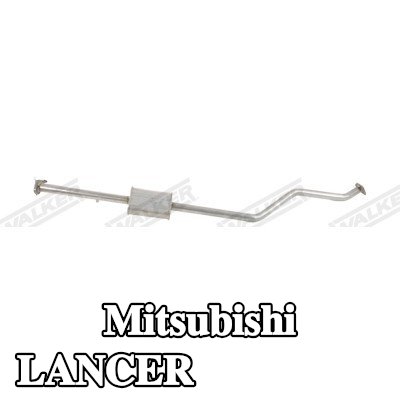 WALKER كاتم الصوت الأوسط 1870mm, بدون قطع التثبيت — 2012 Mitsubishi Lancer