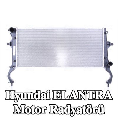 NISSENS Kapaksız motor radyatörü, genişletme deposu olmadan, conta/sızdırmazlık elemanları ile — Hyundai Elantra