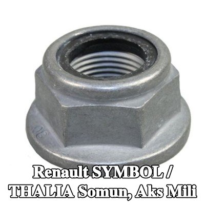 METZGER Somun, aks mili — Renault Symbol / Thalia
