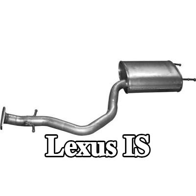 POLMO كاتم الصوت الخلفي الخلفي — 2012 Lexus Is