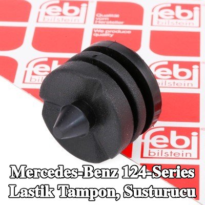 FEBI BILSTEIN Lastik tampon, susturucu — Mercedes-Benz 124-Series