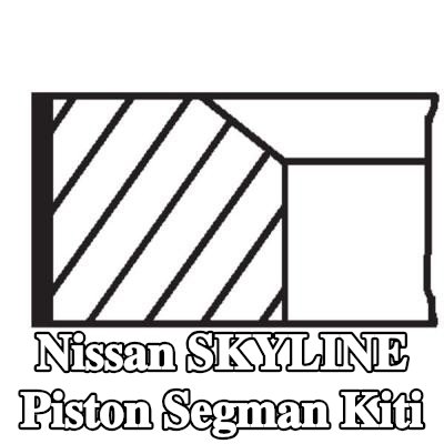 MAHLE Piston Segman Kiti — Nissan Skyline