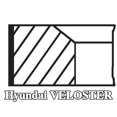 MAHLE مجموعة حلقات المكبس — Hyundai Veloster