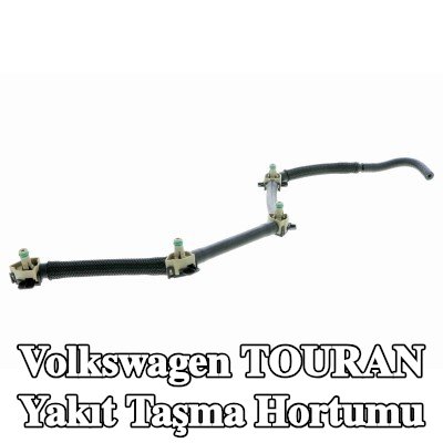 VAICO Conta halkalı yakıt taşma hortumu, biyodizel için uygun — Volkswagen Touran