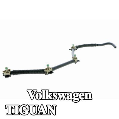 VAICO خرطوم فائض الوقود مع حلقات مانعة للتسرب, مناسب للديزل الحيوي — Volkswagen Tiguan