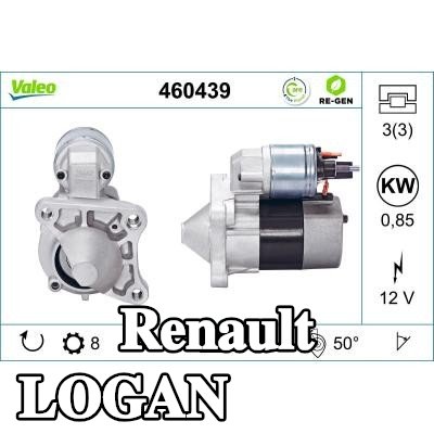 VALEO محرك التشغيل 0, 85kW — 2004 Renault Logan