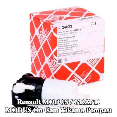 FEBI BILSTEIN Ön cam yıkama pompası 12V — Renault Modus / Grand Modus