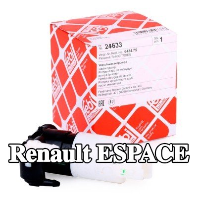 FEBI BILSTEIN مضخة غسيل الزجاج الأمامي 12V — 2002 Renault Espace