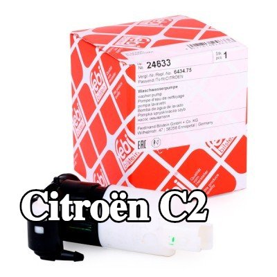 FEBI BILSTEIN مضخة غسيل الزجاج الأمامي 12V — Citroën C2