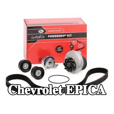 GATES مجموعة مضخة مياه وحزام توقيت PowerGrip, G-Force Redline™, مع مضخة مياه — 2005 Chevrolet Epica