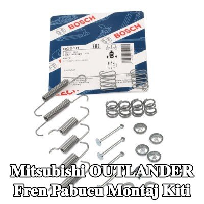 BOSCH Fren pabucu montaj kiti — 2012 Mitsubishi Outlander