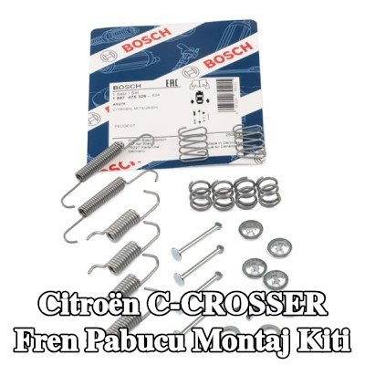 BOSCH Fren pabucu montaj kiti — Citroën C-crosser