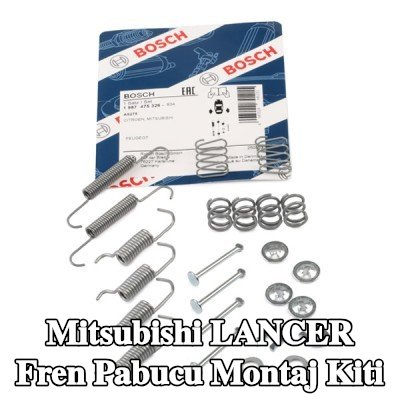BOSCH Fren pabucu montaj kiti — Mitsubishi Lancer