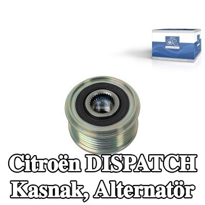DT Spare Parts Kasnak, alternatör — Citroën Dispatch