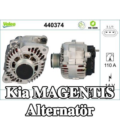 VALEO Alternatör 110A — Kia Magentis