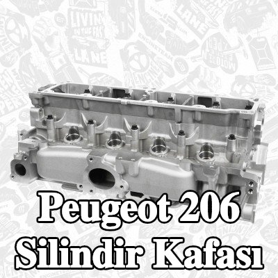 ET ENGINETEAM Eksantrik mili olmayan silindir kafası, valf yayları olmadan, valfsız — Peugeot 206