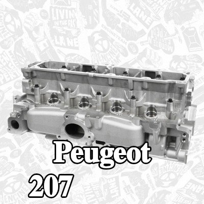 ET ENGINETEAM رأس الأسطوانة بدون عمود (أعمدة) الكامات, بدون نوابض الصمامات, بدون صمامات — Peugeot 207