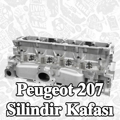 ET ENGINETEAM Eksantrik mili olmayan silindir kafası, valf yayları olmadan, valfsız — Peugeot 207