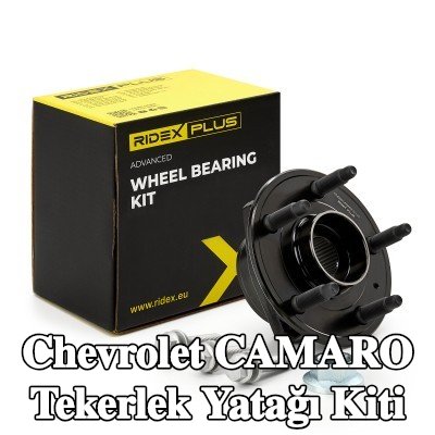 RIDEX PLUS Tekerlek yatağı kiti Ön aks her iki taraf, cıvata/vida ile — Chevrolet Camaro