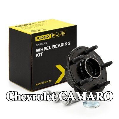 RIDEX PLUS طقم محامل العجلات للمحور الأمامي كلا الجانبين, مع مسامير/براغي — Chevrolet Camaro