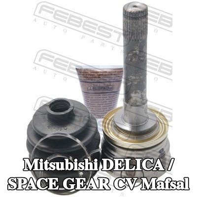 FEBEST CV mafsalı Ön Aks, Tekerlek Tarafı — Mitsubishi Delica / Space Gear