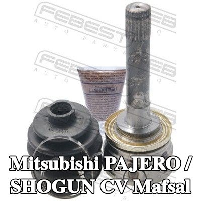 FEBEST CV mafsalı Ön Aks, Tekerlek Tarafı — 1998 Mitsubishi Pajero / Shogun