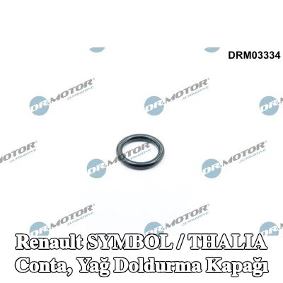 DR.MOTOR AUTOMOTIVE Conta, yağ doldurma kapağı — Renault Symbol / Thalia