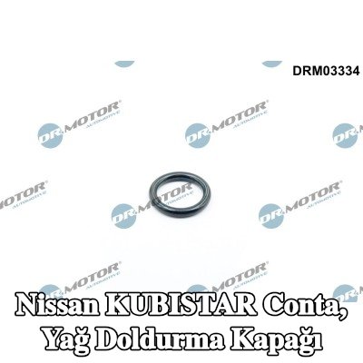 DR.MOTOR AUTOMOTIVE Conta, yağ doldurma kapağı — Nissan Kubistar