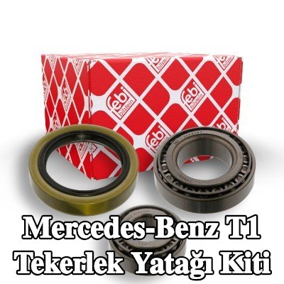 FEBI BILSTEIN Sol ön aks tekerlek yatağı kiti, Ön Aks Sağ, mil contası ile — Mercedes-Benz T1