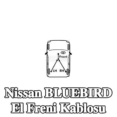FIRST LINE El freni kablosu 1510mm — Nissan Bluebird