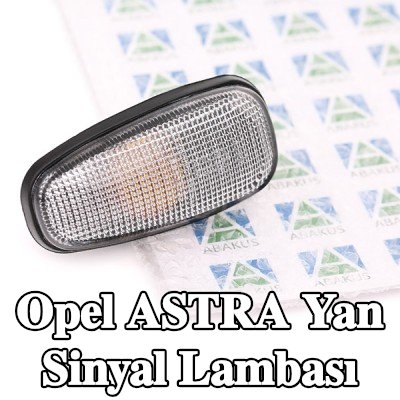ABAKUS Yan sinyal lambası Sol Ön, Sağ ön, yan montaj, beyaz, ampul içermez, ampul yuvası olmadan — 2002 Opel Astra
