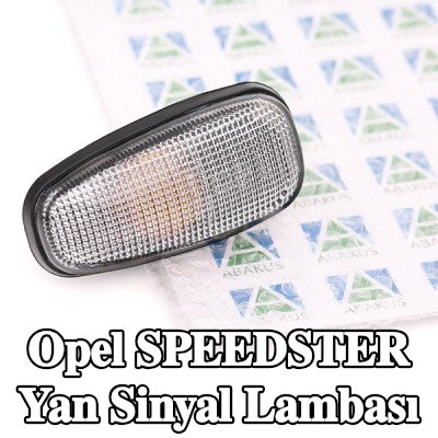 ABAKUS Yan sinyal lambası Sol Ön, Sağ ön, yan montaj, beyaz, ampul içermez, ampul yuvası olmadan — Opel Speedster