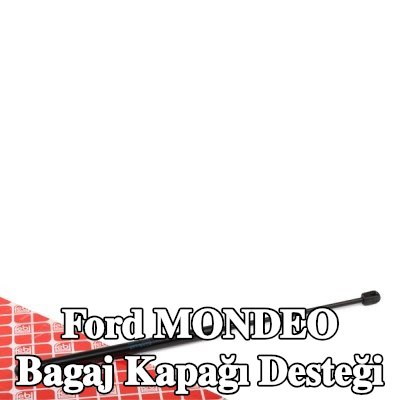 FEBI BILSTEIN Bagaj kapağı amortisörü (Her iki taraf), 537mm — 2012 Ford Mondeo
