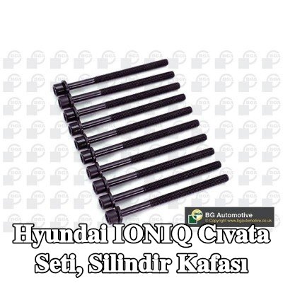 BGA Cıvata Kiti, silindir kafası M9, 127mm — Hyundai Ioniq