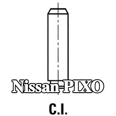IPSA أدلة الصمامات — Nissan Pixo