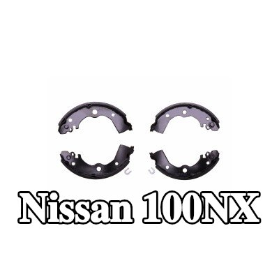 HELLA مجموعة أحذية الفرامل بدون ذراع فرامل اليد — Nissan 100nx