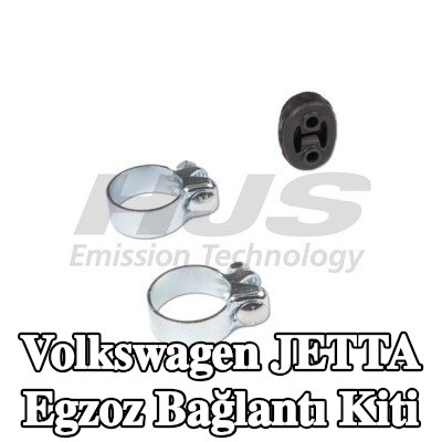 HJS Kelepçeli egzoz bağlantı kiti — Volkswagen Jetta