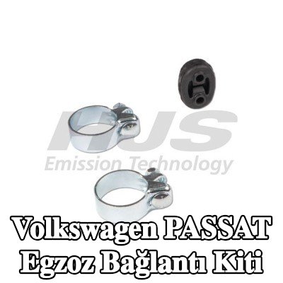 HJS Kelepçeli egzoz bağlantı kiti — 2016 Volkswagen Passat