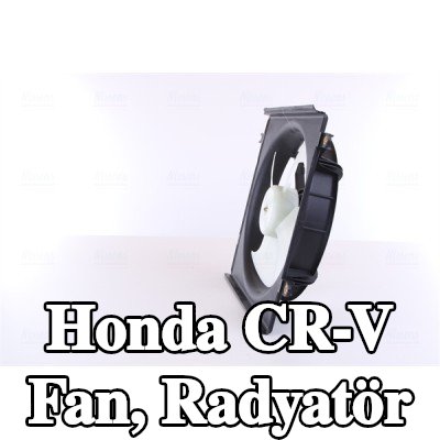 NISSENS Fan, radyatör 298mm, radyatör fan kapağı, direnç olmadan, kontrol ünitesi olmadan — 2000 Honda Cr-v