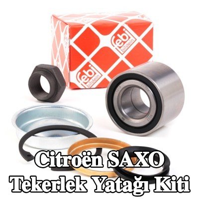 FEBI BILSTEIN Tekerlek yatağı kiti Arka Aks Sol, Arka Aks Sağ, sabitleme/montaj malzemesi ile — Citroën Saxo