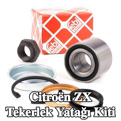 FEBI BILSTEIN Tekerlek yatağı kiti Arka Aks Sol, Arka Aks Sağ, sabitleme/montaj malzemesi ile — 1997 Citroën Zx
