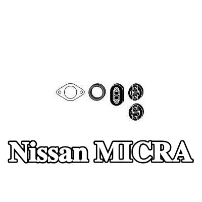 VEGAZ طقم تركيب العادم — 2003 Nissan Micra