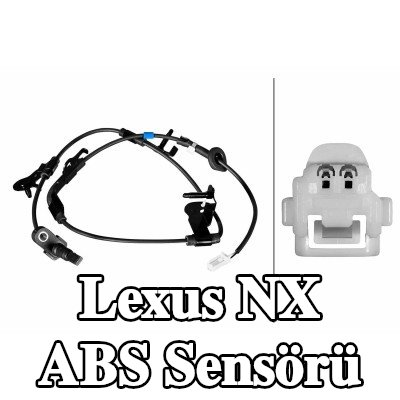 HELLA ABS sensörü Arka Aks, klips ile — Lexus Nx